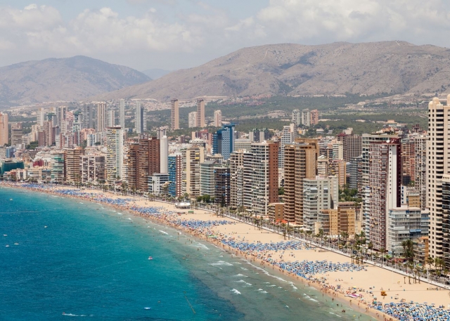 Benidorm desde el aire